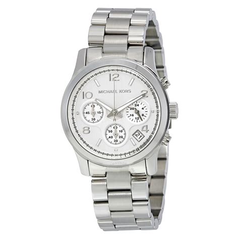 michael kors ladies kerry silver watch|Michael Kors Watch silver price.